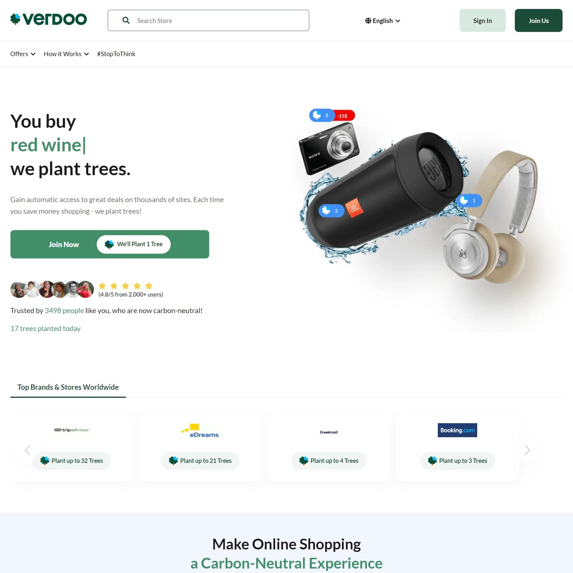 Verdoo website copy